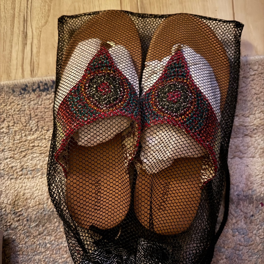 Colorful Beaded Women's Shanna thesak Sandals - Picture 6 of 7